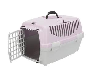 Box de transport - TRIXIE - Capri 1 - XS : 32 x 31 x 48 cm - Gris clair / Mauve