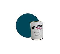 BOX DECO COULEURS Peinture carrelage et faïence murale à base de laque polyuréthane mono-composante aspect velours-satin Aqua carrelage - 750 ml / 7.5m², Bleu Canard