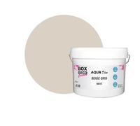 BOX DECO COULEURS Peinture murale acrylique aspect mat Aqua Déco - 10L, Beige Gris