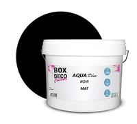 BOX DECO COULEURS Peinture murale acrylique aspect mat Aqua Déco - 10L, Noir