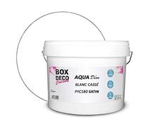 BOX DECO COULEURS Peinture murale acrylique aspect satin Aqua Déco - 10L, Blanc