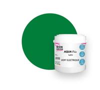 BOX DECO COULEURS Peinture murale acrylique aspect satin Aqua Déco - 2,5 L, Vert Electrique