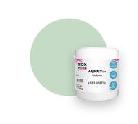 BOX DECO COULEURS Peinture murale acrylique aspect velours Aqua Déco - 2,5L, Vert Pastel