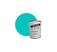 BOX DECO COULEURS Peinture murale acrylique aspect velours Aqua Déco - 750ml, Bleu Turquoise