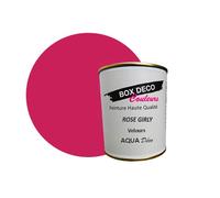 BOX DECO COULEURS Peinture murale acrylique aspect velours Aqua Déco - 750ml, Rose Girly