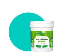 BOX DECO COULEURS Peinture murale naturelle écologique aspect mat intérieur Natura - 1L, Bleu Turquoise