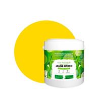 BOX DECO COULEURS Peinture murale naturelle écologique aspect mat intérieur Natura - 2,5L, Jaune Citron