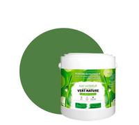 BOX DECO COULEURS Peinture murale naturelle écologique aspect mat intérieur Natura - 2,5L, Vert Nature
