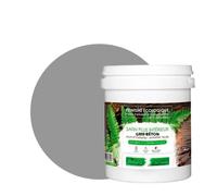 BOX DECO COULEURS Peinture murale naturelle écologique aspect satin intérieur Natura - 1 L, Gris Béton
