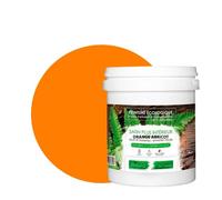 BOX DECO COULEURS Peinture murale naturelle écologique aspect satin intérieur Natura - 1 L, Orange Abricot