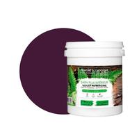 BOX DECO COULEURS Peinture naturelle écologique aspect Satin NATURA - Tassili - Murale intérieur - 1 L - 18 m² (Violet Aubergine)