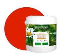 BOX DECO COULEURS Peinture naturelle écologique intérieur extérieur aspect velours Natura - 2.5L, Rouge intense
