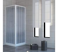 Box doccia Acquario 80x120cm a soffietto apertura angolare