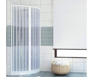 Box doccia Giove 80x80cm in pvc apertura semicircolare centrale