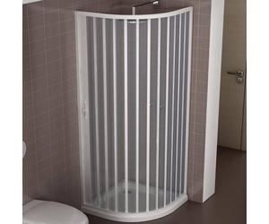 Box doccia Giove 80x80cm in pvc apertura semicircolare laterale