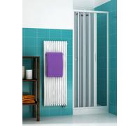 Box doccia nicchia Libertè 130x H185 cm in pvc a soffietto