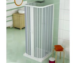 Box doccia Saturnia 3 lati 80x90x80 cm apertura centrale