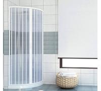CABINE DE DOUCHE PAROI DE DOUCHE CIRCULAIRE PLIANTE PVC COULEURS SUR MESURE