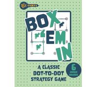 Box 'Em In - Dots & Boxes: 100+ Pages!! The classic dot-grid strategy game. 6 different game boards, Perfect for adults, kids, families, classrooms, ... simple games with deep strategy. 8.5 x 11