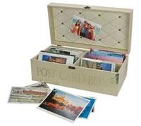 Box en bois pour cartes et photos G