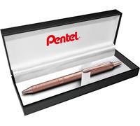 Box Energel Liquid Gel Pen In Gift Box, Rose Gold Case, Line Thickness 0.35mm, Ball Diameter 0.7mm, Black Ink Colour
