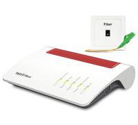 FRITZ!Box FRITZBox 5590 Fiber XGS-PON routeur sans fil Gigabit Ethernet Bi-bande (2,4 GHz / 5 GHz) Blanc
