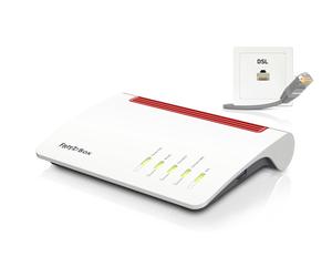 Box FRITZ! 7590 routeur sans fil Gigabit Ethernet Bi-bande (2,4 GHz / 5 GHz) Blanc