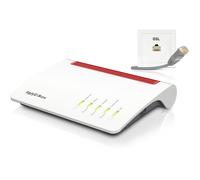 AVM Fritz!Box 7590 routeur sans Fil Gigabit Ethernet Bi-Bande (2,4 GHz / 5 GHz) 3G 4G Gris, Rouge, Blanc
