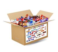 BOX GOURMANDE HALLOWEEN | Assortiment de 100 Bonbons au chocolat Célébrations, Kinder, Milka, Daim, Toblerone | 780g de Friandises à partager