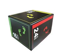 Box Jump Platforms, Non-Slip Exercise Box, Stable Balance Training Tool, Fitness Equipment for Home Gym Squats Skipping Speed and Youth Strength Workouts, 15.75x19.69x23.62 inches