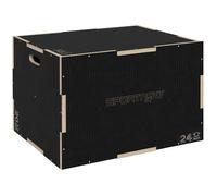 Box Jump SPORTNOW pliométrie 3 en 1 boîte à saut musculation fitness pour box training en bois, 41/51/61 cm