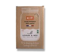 Box Kit LEVAIN avec Souche LEVAIN BIO Millésime 2009 - Sourdough Starter Kit - Réveil 24h