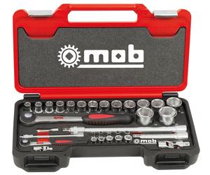 BOX MEDIUM 1/4+1/2 6 P. CLIQUET ROND 33 PCS MOB - 9436033001