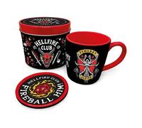 Box métal, mug et sous verre Stranger Things Hellfire Club