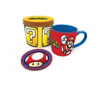 Box métal - SUPER MARIO - Let's go - Mug & sous verre - Multicolore - Enfant