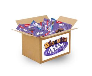 Box MILKA - Assortiment de 20 Biscuits Pocket : Cookies, Brownie, Oreo