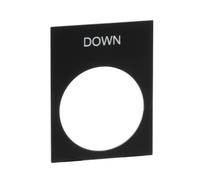 box of 10 Schneider Electric ZB2BY2308 ETIQUETTE 30 X 40 MM NOIR