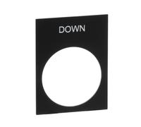 Box of 10 Schneider Electric ZB2BY2308 ETIQUETTE 30 X 40 MM NOIR