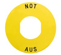 box of 10 Schneider Electric ZBY9260 ETIQUETTE CIRCULAIRE JAUN