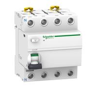 Box of 27 Schneider Electric A9R12463 IID 4P 63A 100MA AC