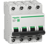 box of 3 Schneider Electric M9F22445 Multi9 C60SP 4P C 45A MCB