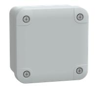 Schneider Electric NSYTBP885 Boîtier PC 89 x 89 x 54 Polycarbonate gris clair (RAL 7035) 5 pc(s)