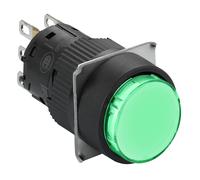 box of 5 Schneider Electric XB6EAA31P POUS.ROND.VERT.N O.IP65