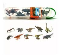 Collecta Set de mini dinosaures Prehistoric Mini Set A – 10 mini dinosaures 7–11 cm Multicolore G
