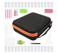 Box Organizer Box - Boîte de rangement pour art de Dhinestone, kit de découpe portable pour artisanat | Boîte d'accessoires de peinture diamant antichoc, boîte de diamants synthétiques