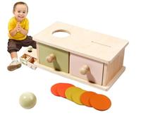 Box Permanence 'Objet, Cabine de Monnaie et sphère - Apprentissage précoce pour Les | Points de tiroir colorés à Multiple, activités d'apprentissage éducatif d'âge préscolaire pour l'enfant de