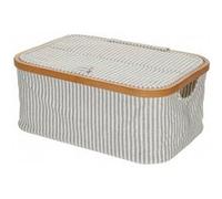 Prym Boîte pliante 612682 – Canvas & bambou – Rayée grise