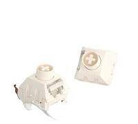 BOX Raw Coconut Latte Switch Silent Ice Cream Mechanical Keyboard Switches Linear RGB 5pins 45g Pre-Lubed For Gaming Gamer NWPNLXEA(110PCS)
