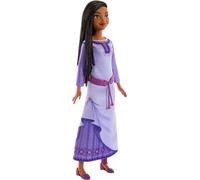 Mattel – Disney Wish Poupée Asha du Royaume de Rosas, vêtements amovibles, 5 pts, 3+