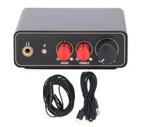Box stéréo de la Plate-Forme stéréo Mini MM MC Phono Stage Preamp Cascy Amp avec Un réglage à Forte Basse Pression pour Les Joueurs de Disque en Vinyle et Le boîtier en Aluminium